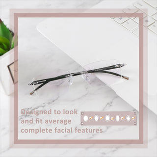 Fred Metal Rectangle Eyeglasses