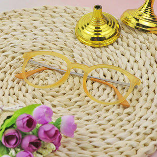 Gabriella Plastic Oval Eyeglasses