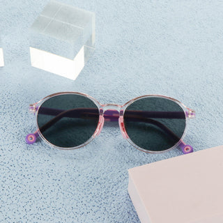 George TR&Silica gel Round Sunglasses