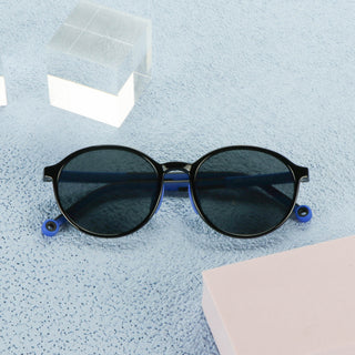 George TR&Silica gel Round Sunglasses