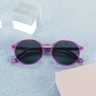 George TR&Silica gel Round Sunglasses