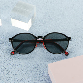 George TR&Silica gel Round Sunglasses