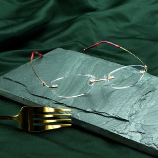 Grace Metal Rectangle Eyeglasses