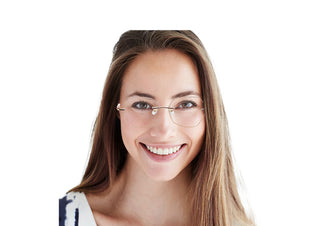 Metal Geometric Eyeglasses