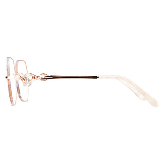 Metal Geometric Eyeglasses