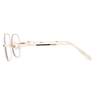 Metal Geometric Eyeglasses