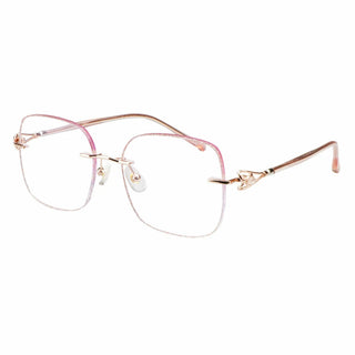 Metal Square Eyeglasses