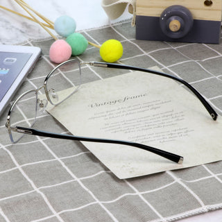 Isaac Metal Rectangle Eyeglasses