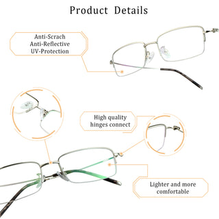 Jocelyn Metal Rectangle Eyeglasses