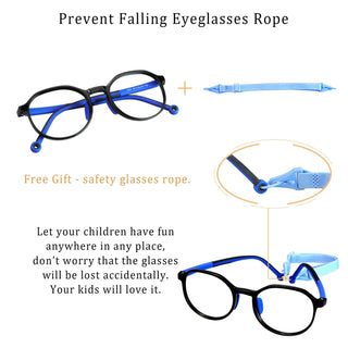 Aden TR Geometric Kid's Eyeglasses - LifeArtVision