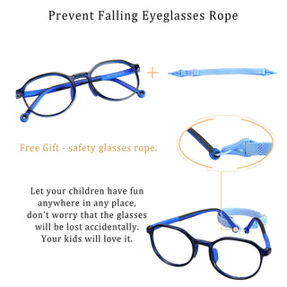 Aden TR Geometric Kid's Eyeglasses - LifeArtVision