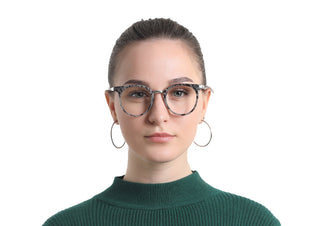 Plastic Oval Eyeglasses