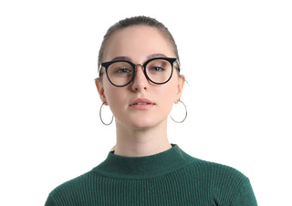 Plastic Oval Eyeglasses