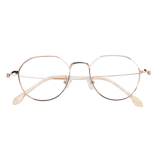  Metal Geometric Eyeglasses