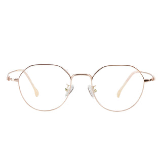  Metal Geometric Eyeglasses