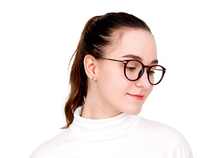 Plastic Oval Eyeglasses