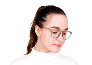 Plastic Oval Eyeglasses