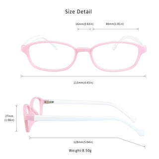 Natalie Rectangle Kid's Eyeglasses