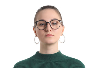 Plastic Oval Eyeglasses