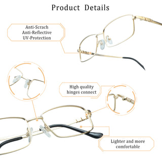 Nyle Metal Oval Eyeglasses