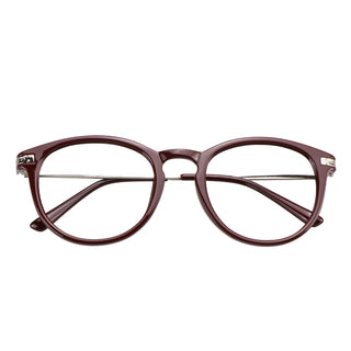 Plastic Oval Eyeglasses