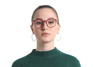 Oval Plastic Eyeglasses