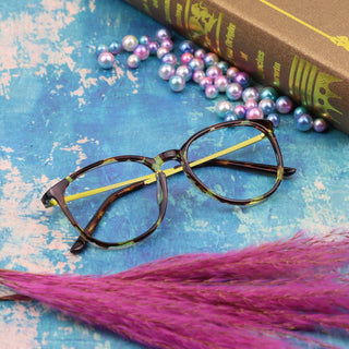 Rachel Plastic Oval Eyeglasses