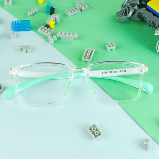 Rebecca TR & Silica Gel Rectangle Kid's Eyeglasses