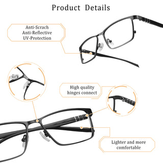 Rio Metal Rectangle Eyeglasses