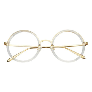 TR&Metal Round Eyeglasses