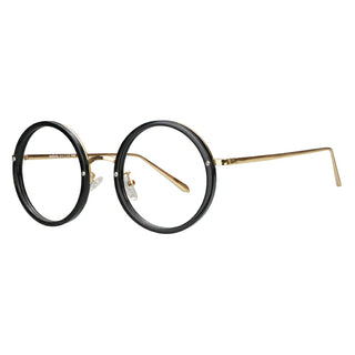 TR&Metal Round Eyeglasses