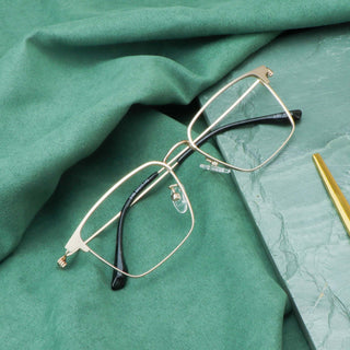 Sly Metal Square Eyeglasses