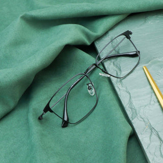 Sly Metal Square Eyeglasses