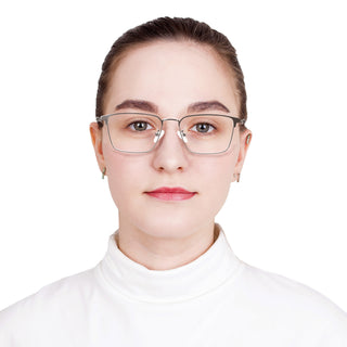 Sly Metal Square Eyeglasses