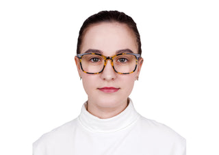 Plastic Rectangle Eyeglasses 