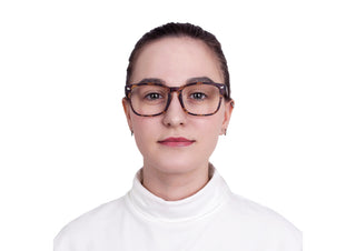 Plastic Rectangle Eyeglasses 