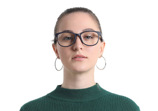 Oval Plastic Eyeglasses 