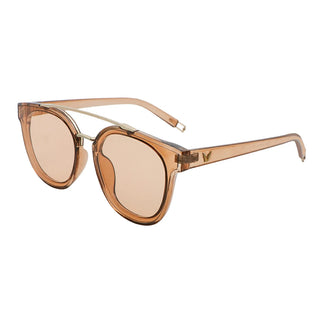 Cecilia Plastic Oval Sunglasses-Life ArtVision