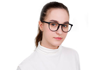 Plastic Oval Eyeglasses