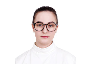 Gavin Plastic Oval Eyeglasses