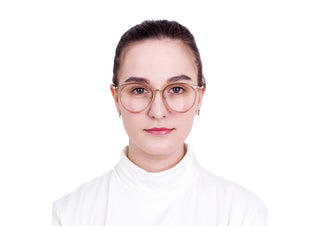 Metal Oval Eyeglasses