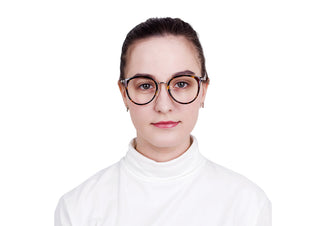 Metal Oval Eyeglasses