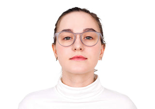 Plastic Oval Eyeglasses