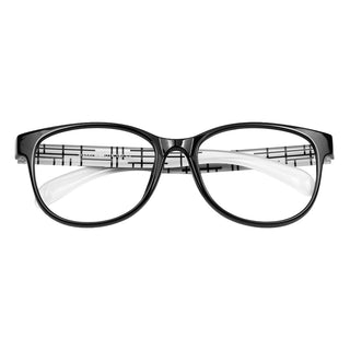 Oval Plastic Eyeglasses 