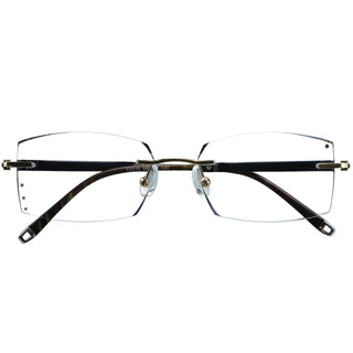 Brisa Metal Rectangle Eyeglasses - LifeArtVision