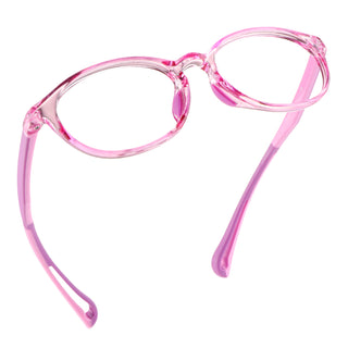 Auttin TR &Silica gel Oval Kid's Eyeglasses - LifeArtVision