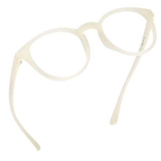 Jayden Plastic Oval Eyeglasses - LifeArtVision