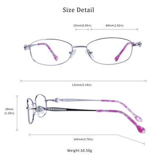 Videl Metal Oval Eyeglasses - LifeArtVision