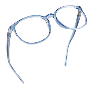 Thea Plastic Round Eyeglasses - LifeArtVision