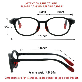 Cameron TR Oval Kid's Eyeglasses - LifeArtVision